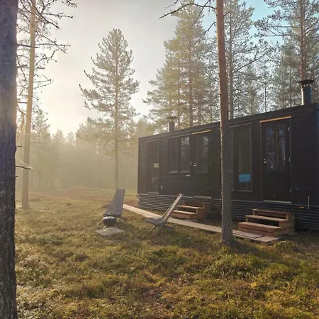 Borealis Village 7 With A Nature View, Fireplace, Sauna, Kitchen Loma-asunnot