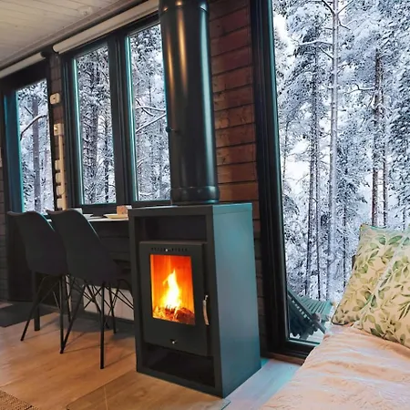 Borealis Village 7 With A Nature View, Fireplace, Sauna, Kitchen *